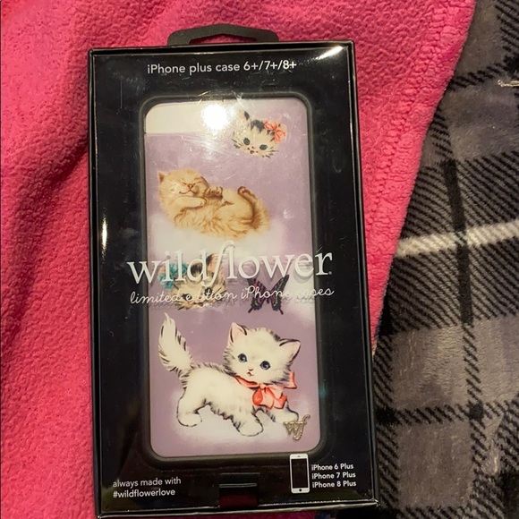 Wildflower Kitten phone case